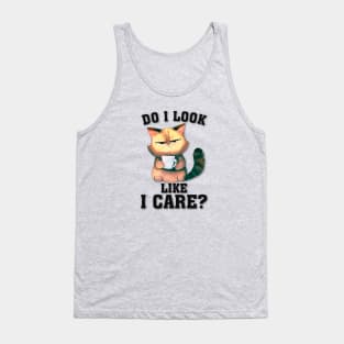 Do I Look Like I Care? Tank Top